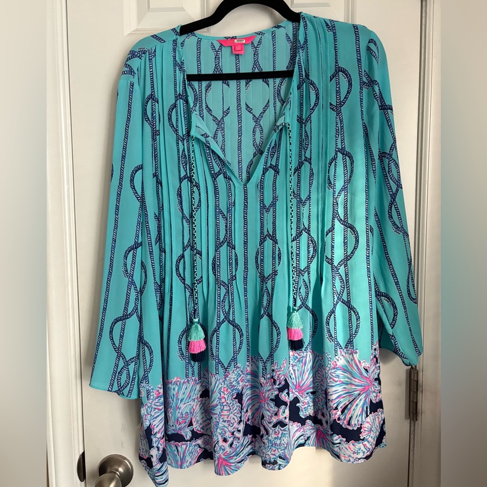 Lily Pulitzer Marilina Tunic Top - Size XL
